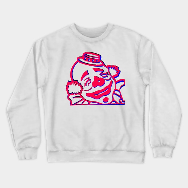 Circus - Clown #1 Crewneck Sweatshirt by Art-Frankenberg